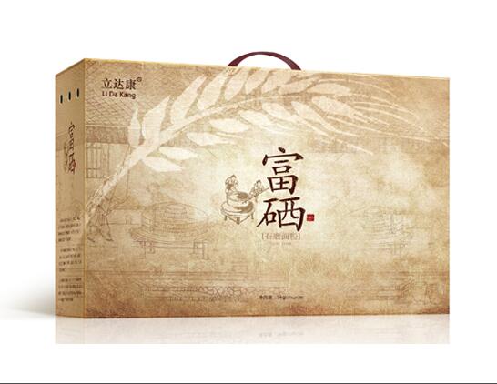 邯鄲立達(dá)康高檔面粉禮盒包裝設(shè)計